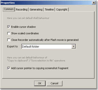 AtPresent Recorder Pro settings dialog